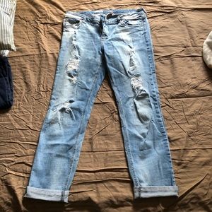 Kut from the Kloth Boyfriend jeans distressed